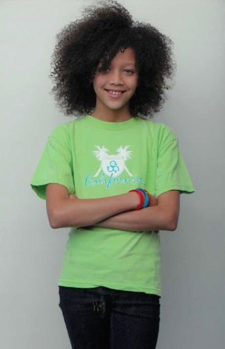 California Tee / Kiwi - SOCOOLKIDS