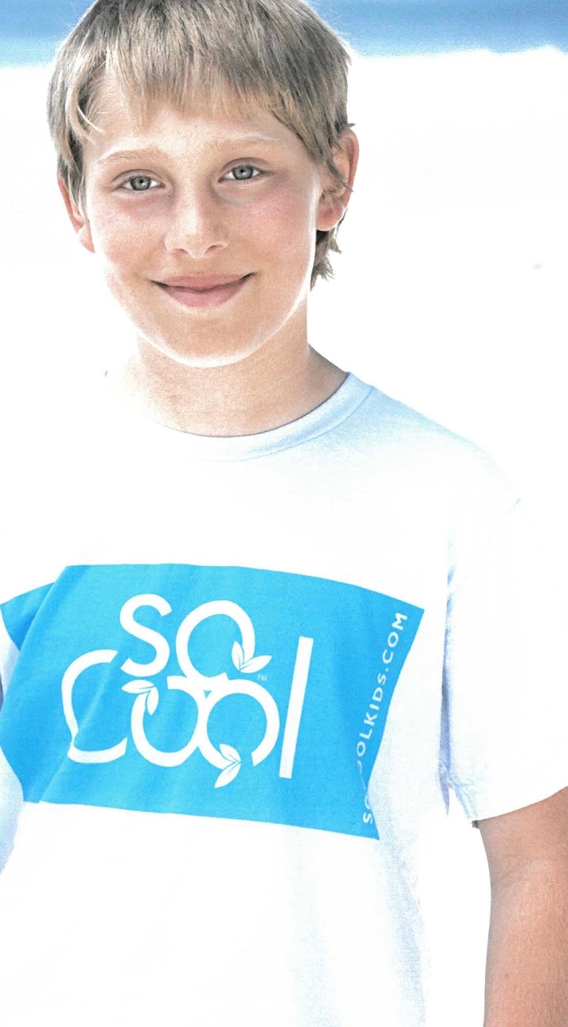 Logo Tee Blue - SOCOOLKIDS