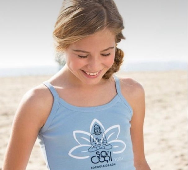 Lotus Tank|Blue Pink Lotus - SOCOOLKIDS