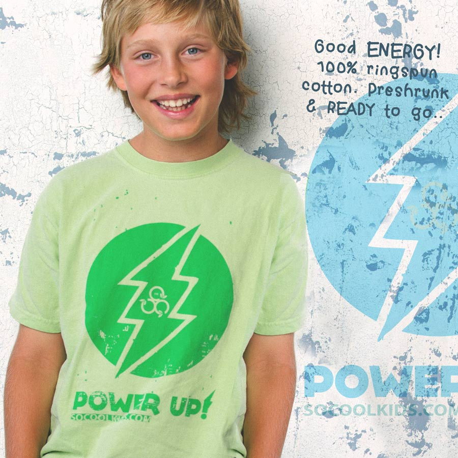 Power-Up T-Shirt/Lime