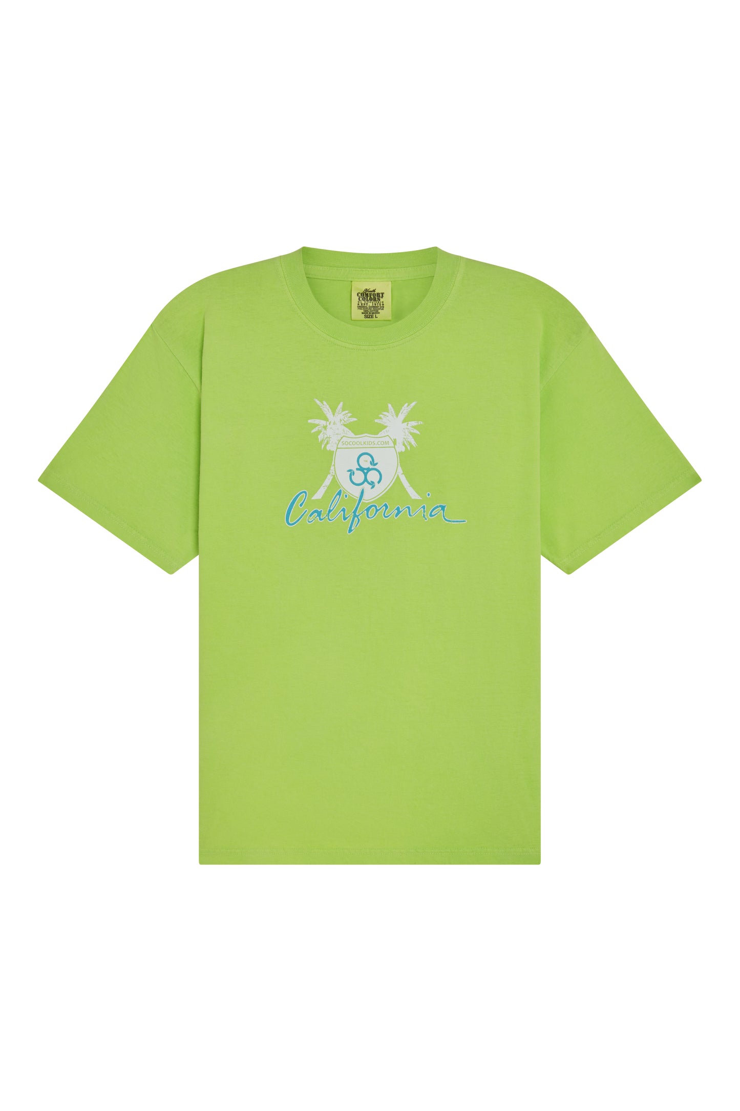 California Tee / Kiwi - SOCOOLKIDS