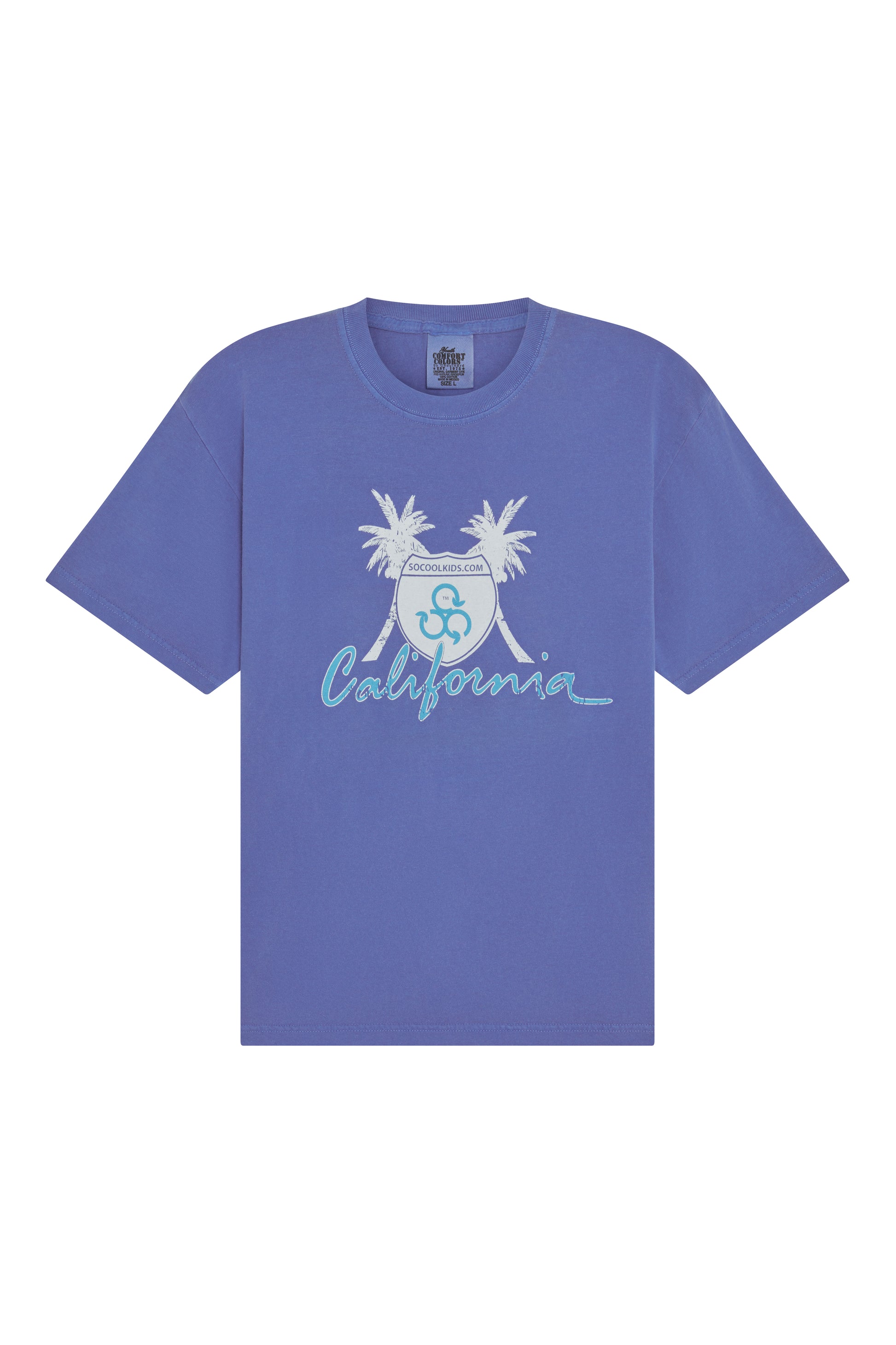 California Tee / Periwinkle - SOCOOLKIDS