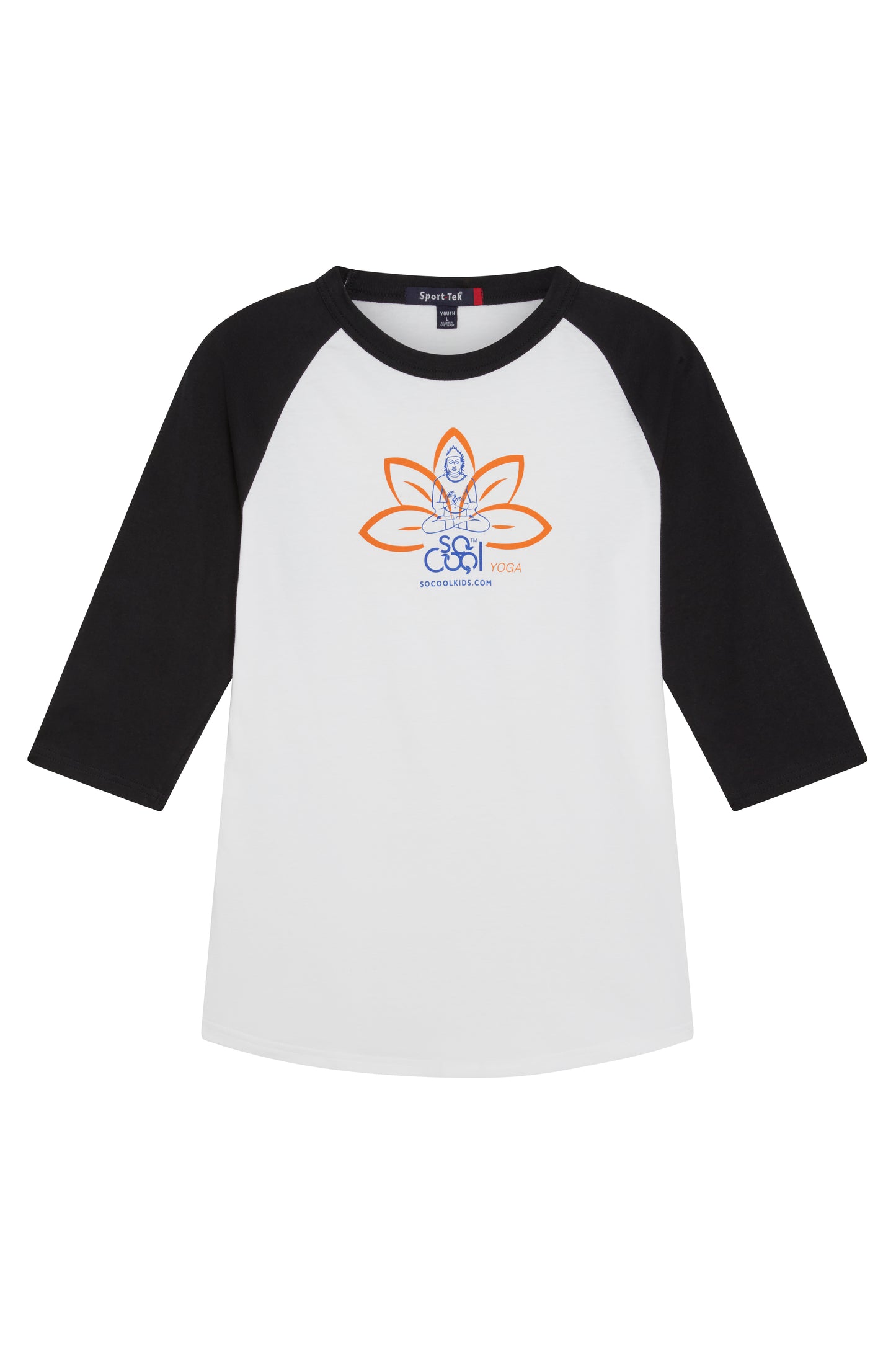 Yoga-Inspired Baseball Tee - SOCOOLKIDS
