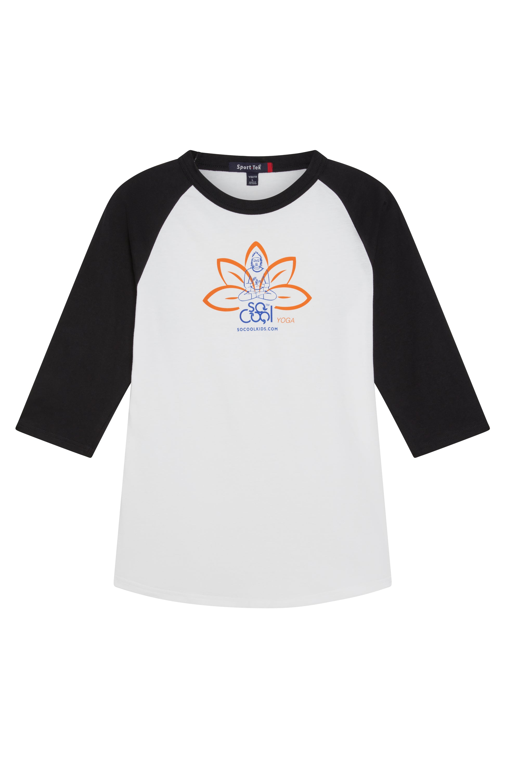 Yoga-Inspired Baseball Tee - SOCOOLKIDS