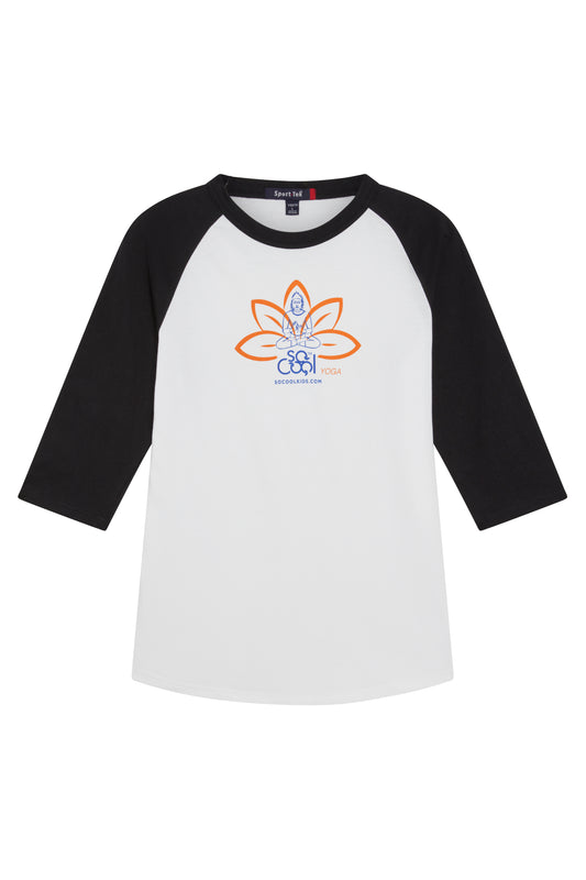 Yoga-Inspired Baseball Tee - SOCOOLKIDS