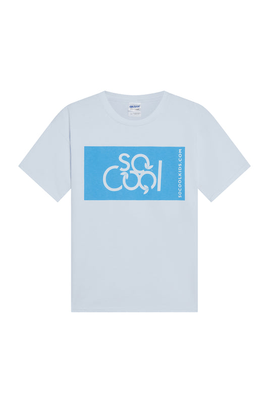 Logo Tee / Blue - SOCOOLKIDS