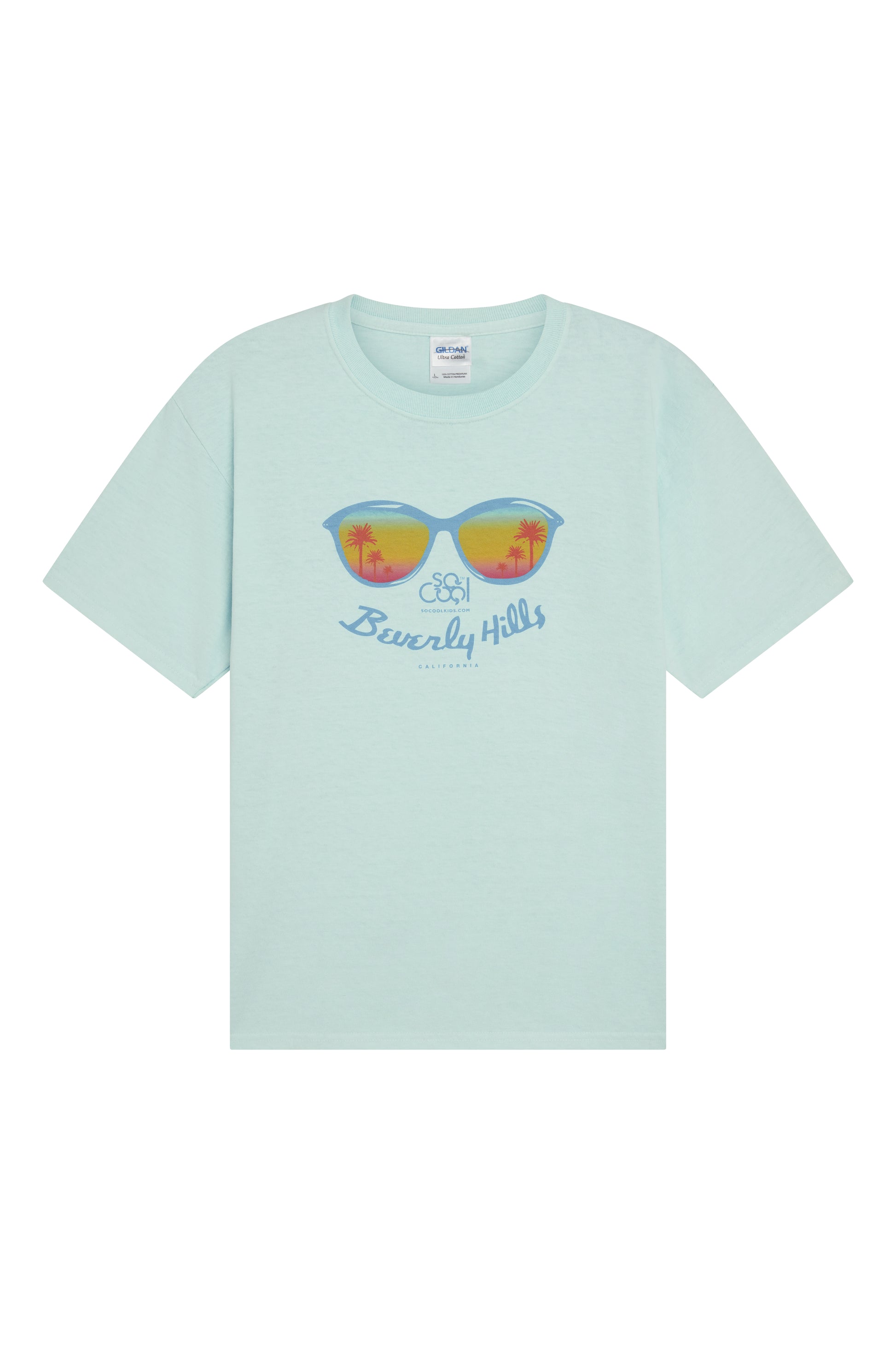 Beverly Hills Tee / Blue - SOCOOLKIDS