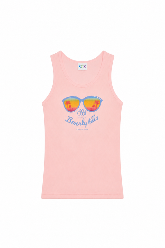 Ribbed Tank Beverly Hills - SOCOOLKIDS