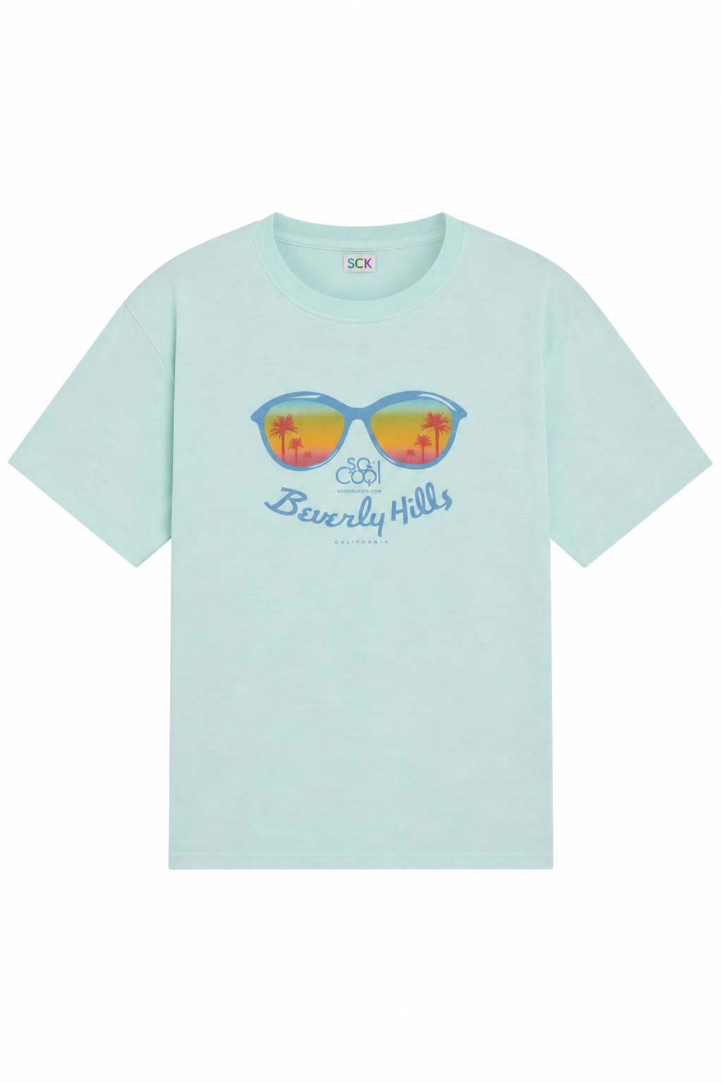 Beverly Hills Tee|Blue - SOCOOLKIDS