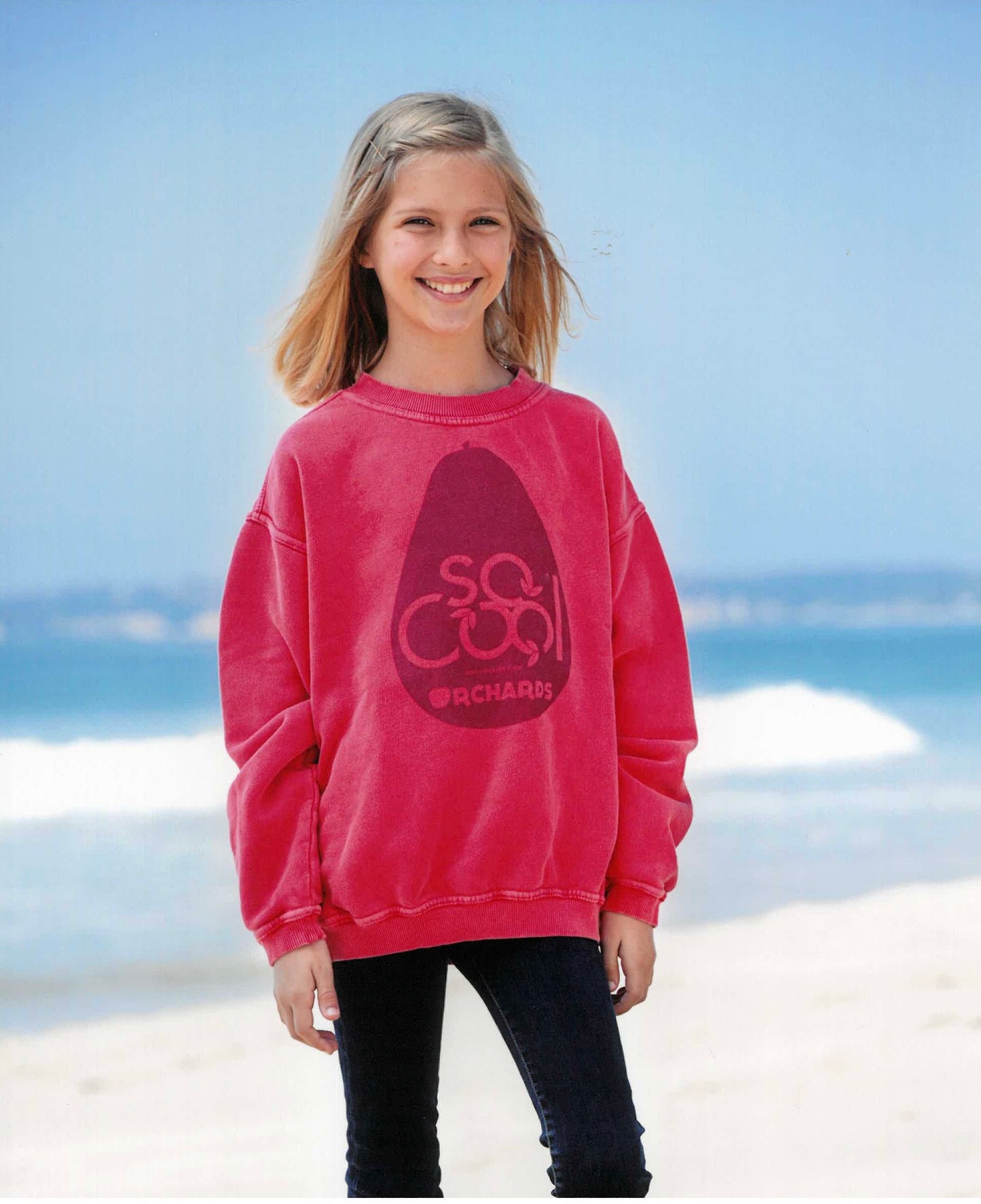 Orchard Sweatshirt / Poppy - SOCOOLKIDS