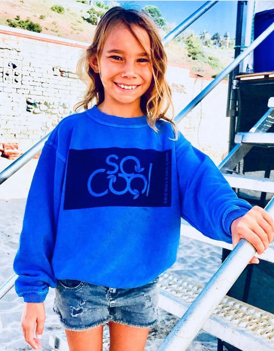 Logo Sweatshirt/Blue