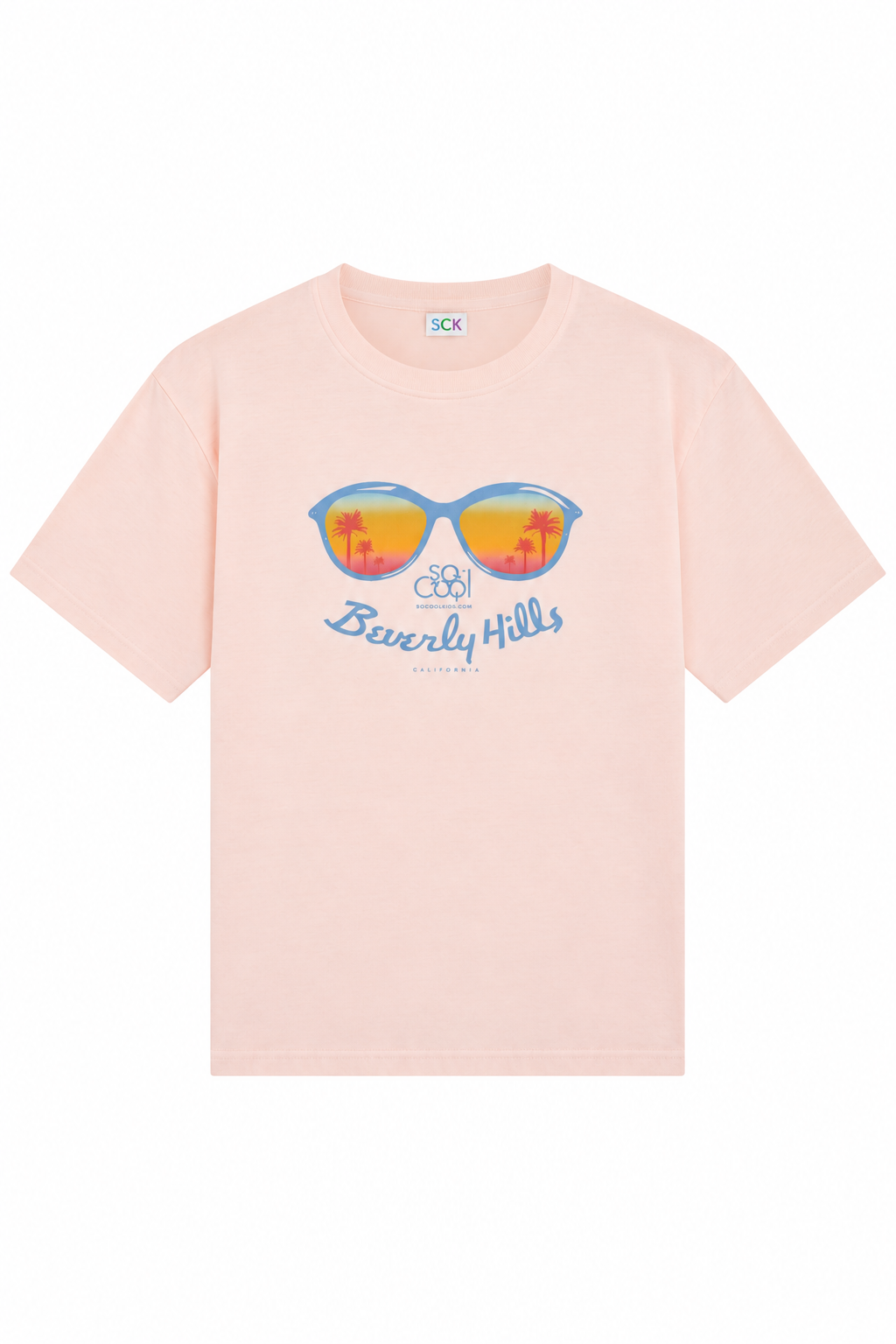 Beverly Hills Tee|Pink - SOCOOLKIDS