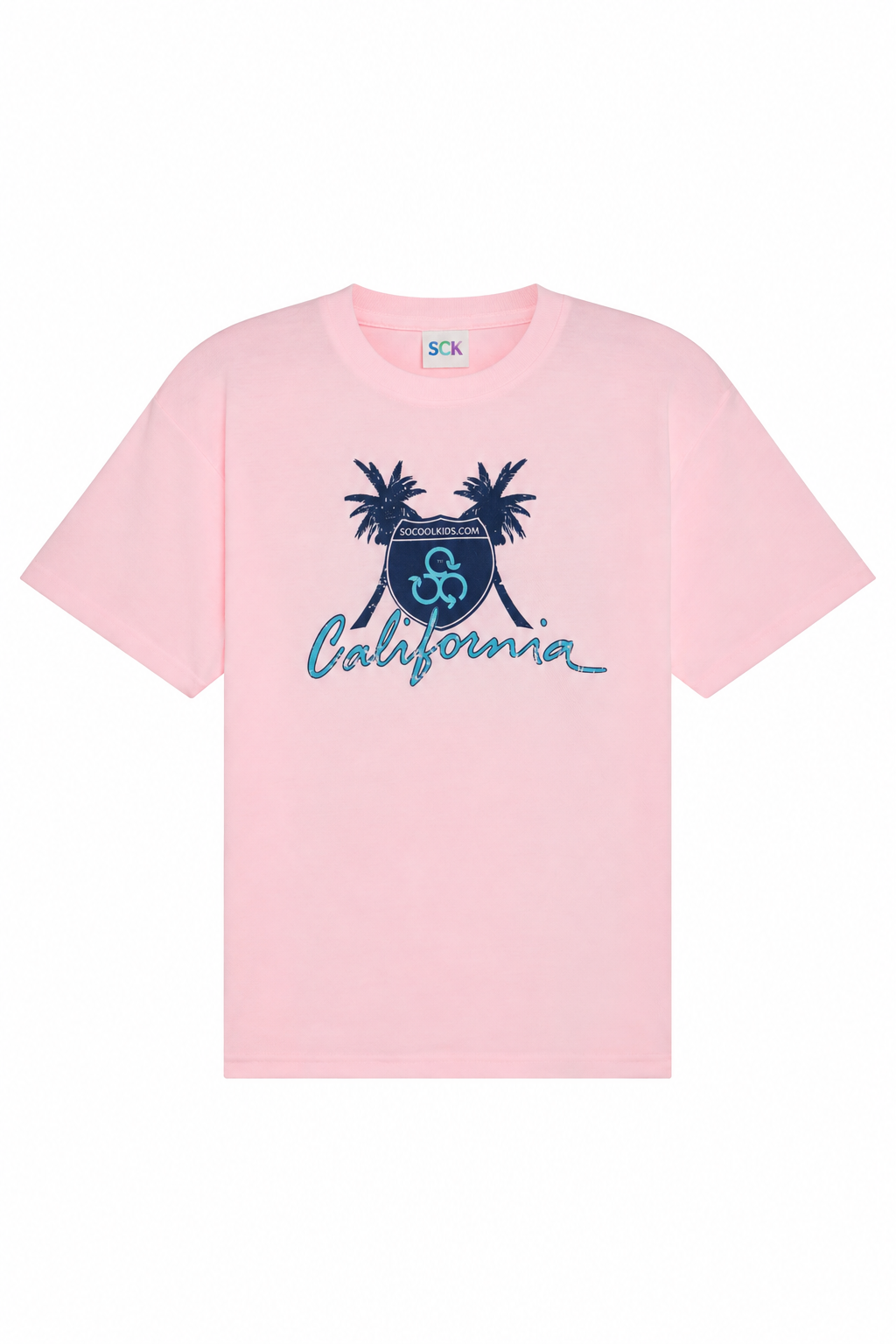 California Tee|Pink - SOCOOLKIDS