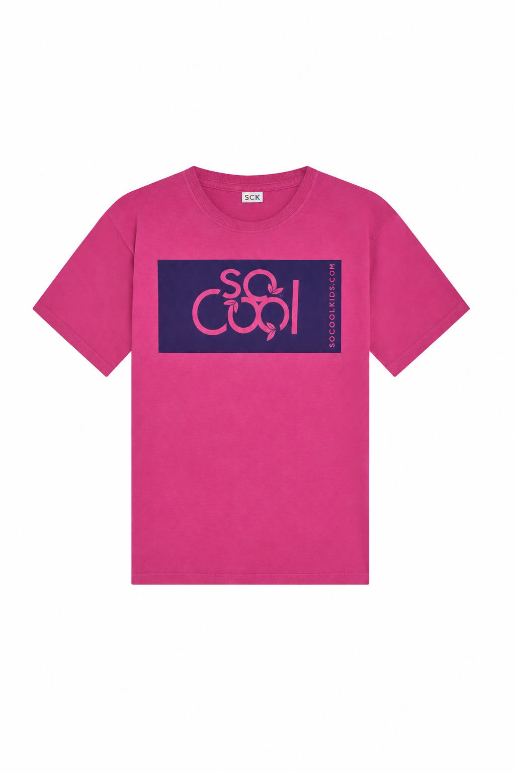 Logo Tee|Raspberry - SOCOOLKIDS