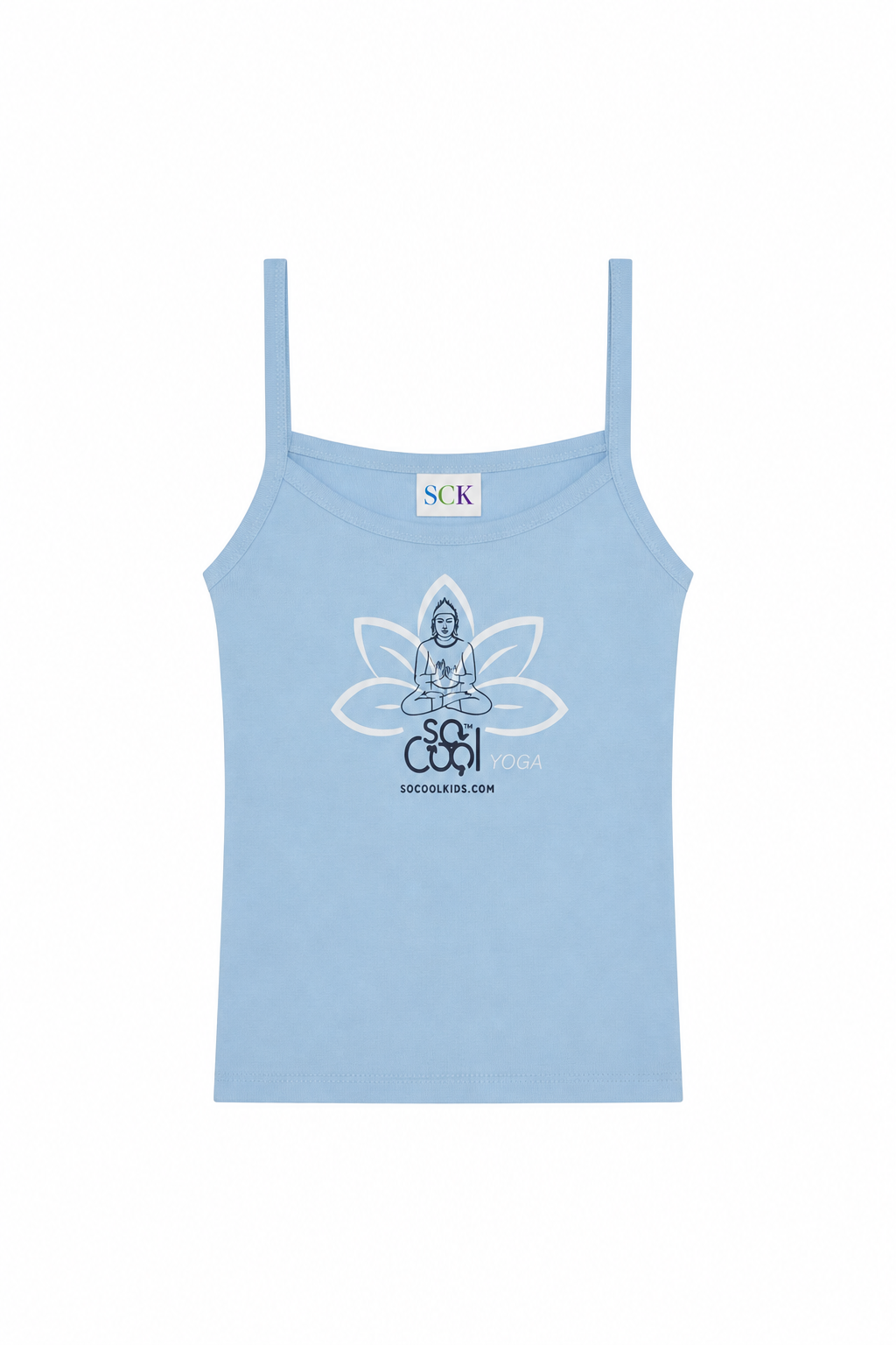 Lotus Tank|Blue White Lotus - SOCOOLKIDS