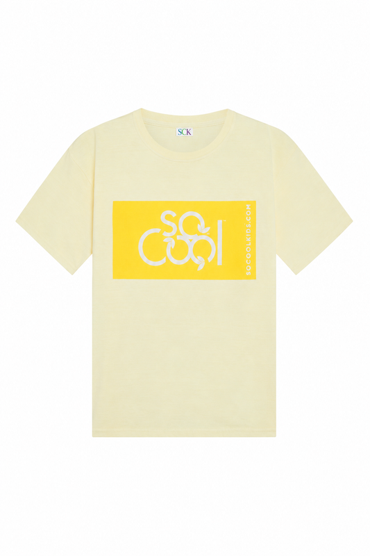 Logo Tee|Yellow - SOCOOLKIDS
