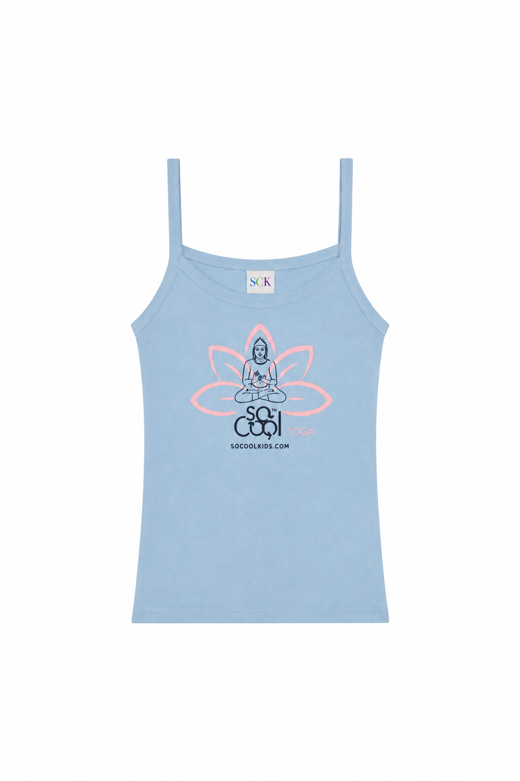 Lotus Tank|Blue Pink Lotus - SOCOOLKIDS