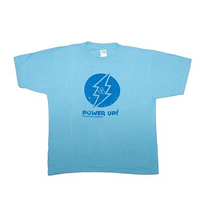 Power-Up T-Shirt/Lagoon Blue - 40% OFF!